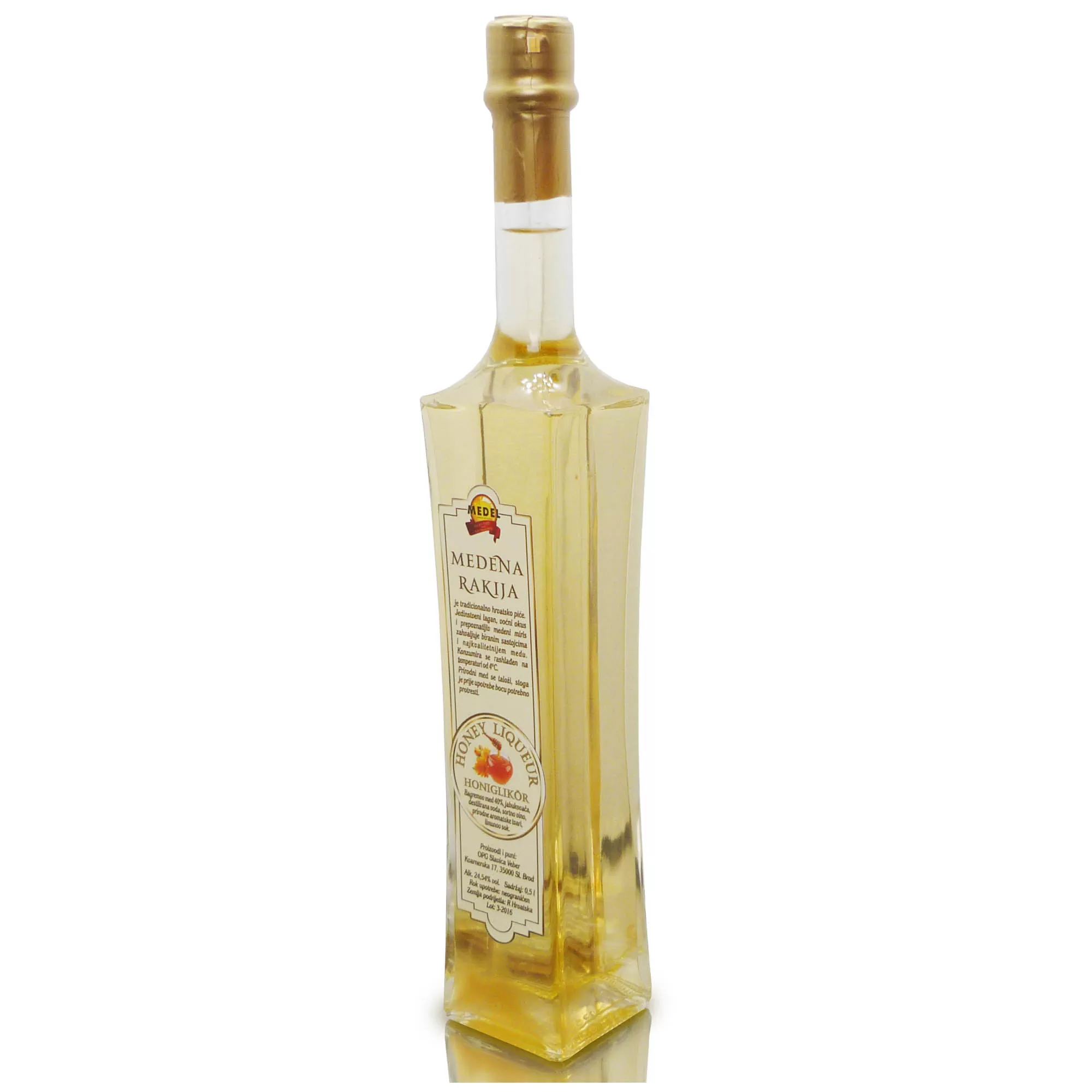 Honey schnapps 0,2 l (gift bottle Croatia)