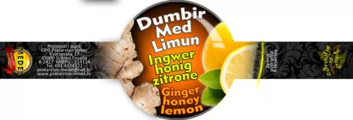 Ginger and lemon honey 250 g